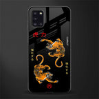 tigers black glass case for samsung galaxy a31 image