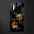 tigers black glass case for realme x2 image