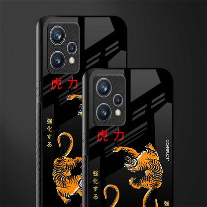 tigers black glass case for realme 9 pro plus 5g image-2