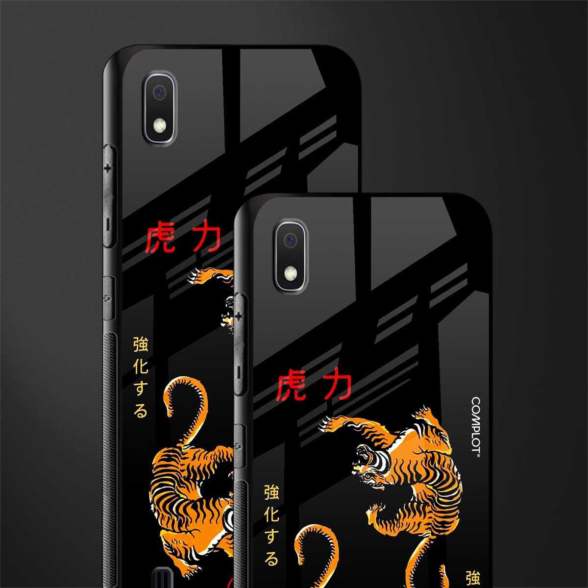 tigers black glass case for samsung galaxy a10 image-2