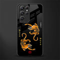 tigers black glass case for samsung galaxy s22 ultra 5g image