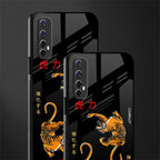 tigers black glass case for realme narzo 20 pro image-2