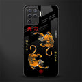 tigers black glass case for oppo f19 pro image