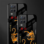 tigers black glass case for realme 8 5g image-2