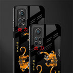 tigers black glass case for mi 10t 5g image-2
