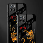 tigers black glass case for realme c21 image-2