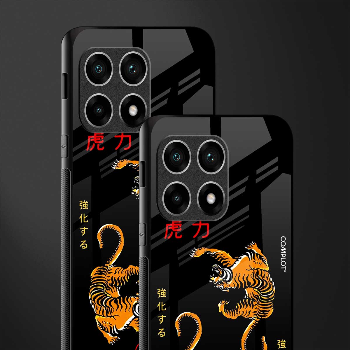 tigers black glass case for oneplus 10 pro 5g image-2