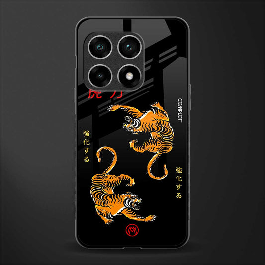 tigers black glass case for oneplus 10 pro 5g image