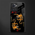 tigers black back phone cover | glass case for oneplus 10r 5g