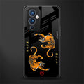 tigers black back phone cover | glass case for oneplus 9