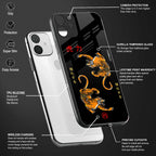 tigers black back phone cover | glass case for realme 9 pro 5g