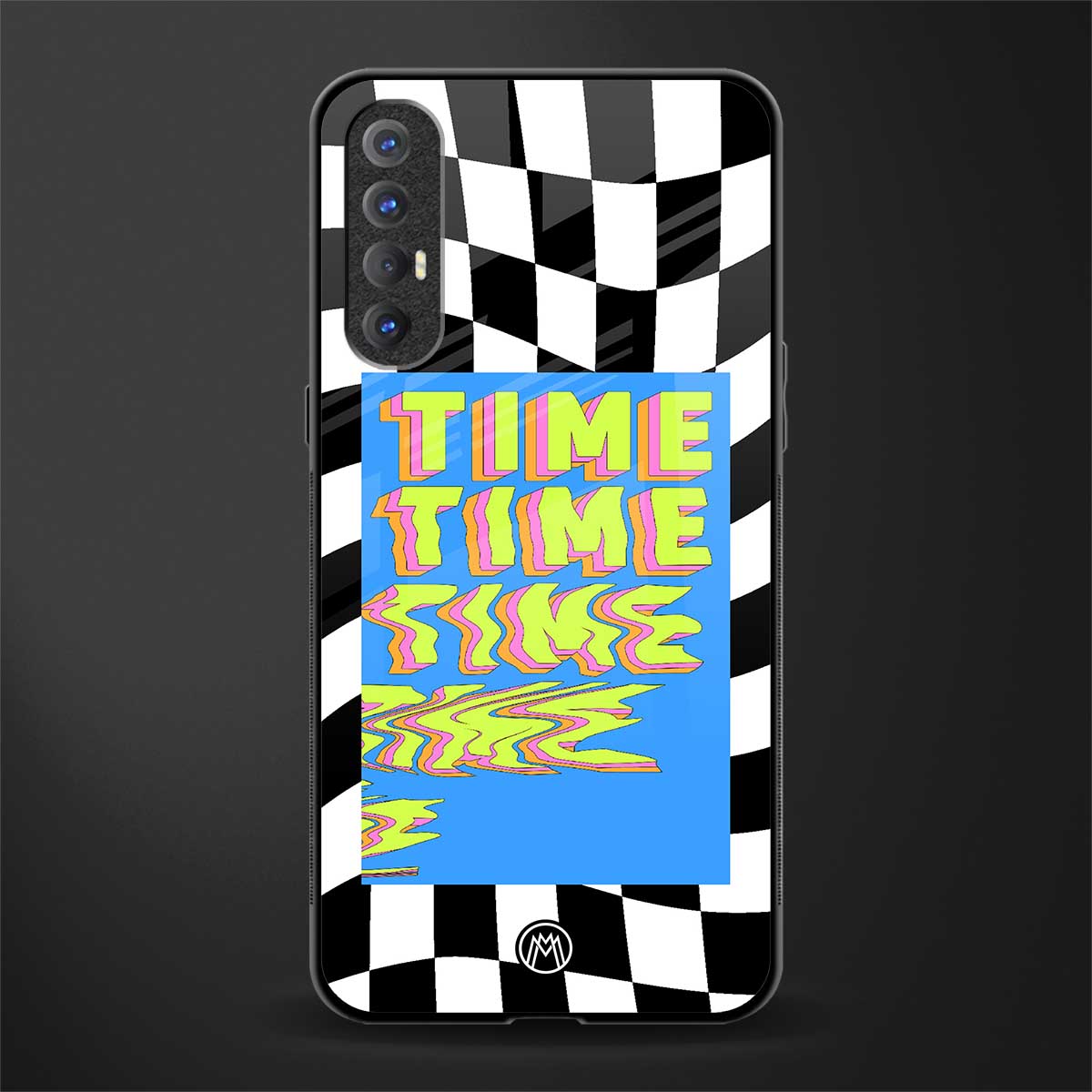 time glass case for oppo reno 3 pro image