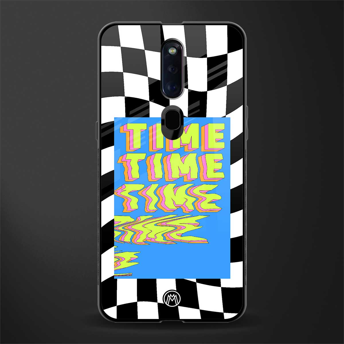 time glass case for oppo f11 pro image