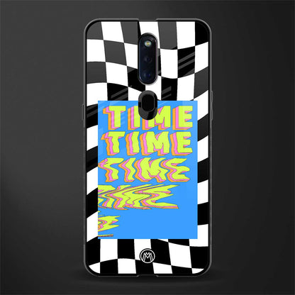 time glass case for oppo f11 pro image