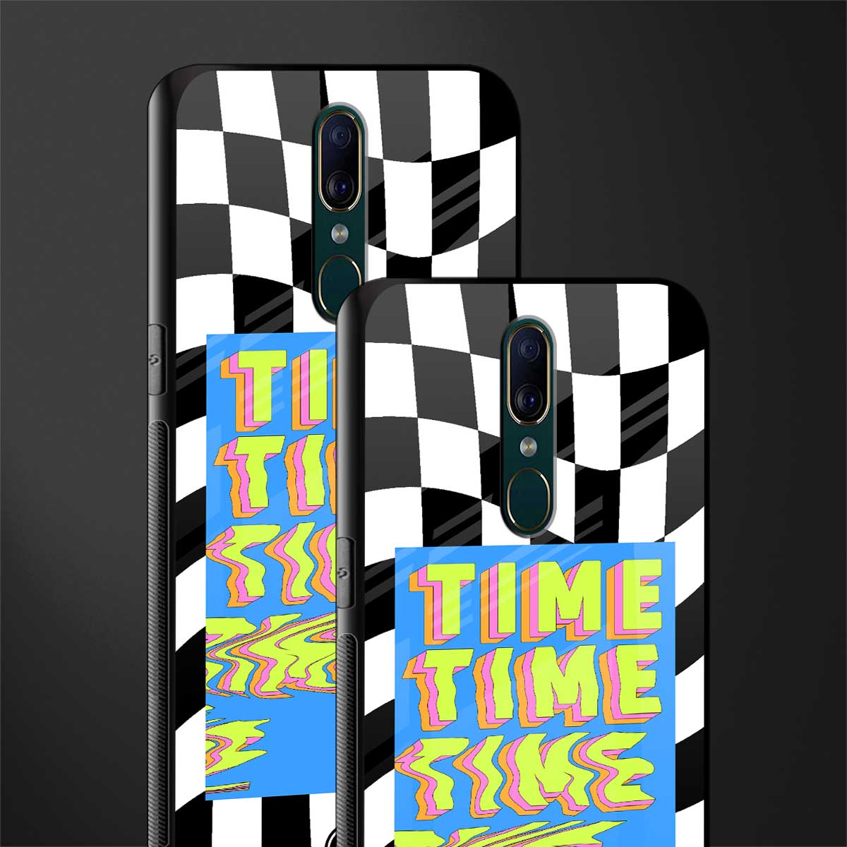 time glass case for oppo f11 image-2