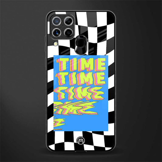 time glass case for realme c15 image