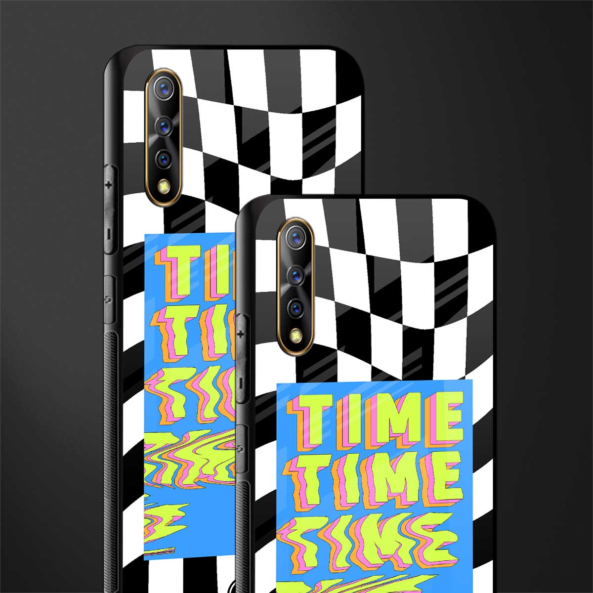 time glass case for vivo s1 image-2