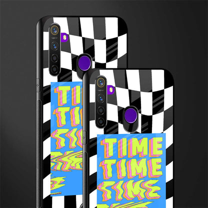 time glass case for realme 5s image-2