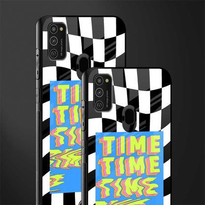 time glass case for samsung galaxy m30s image-2