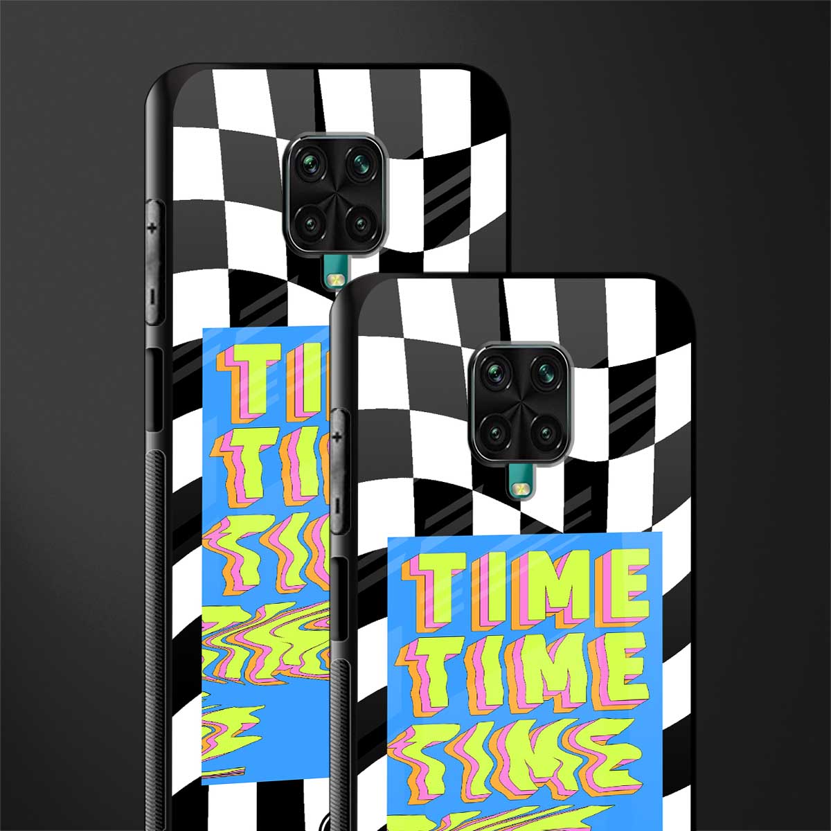 time glass case for redmi note 9 pro image-2