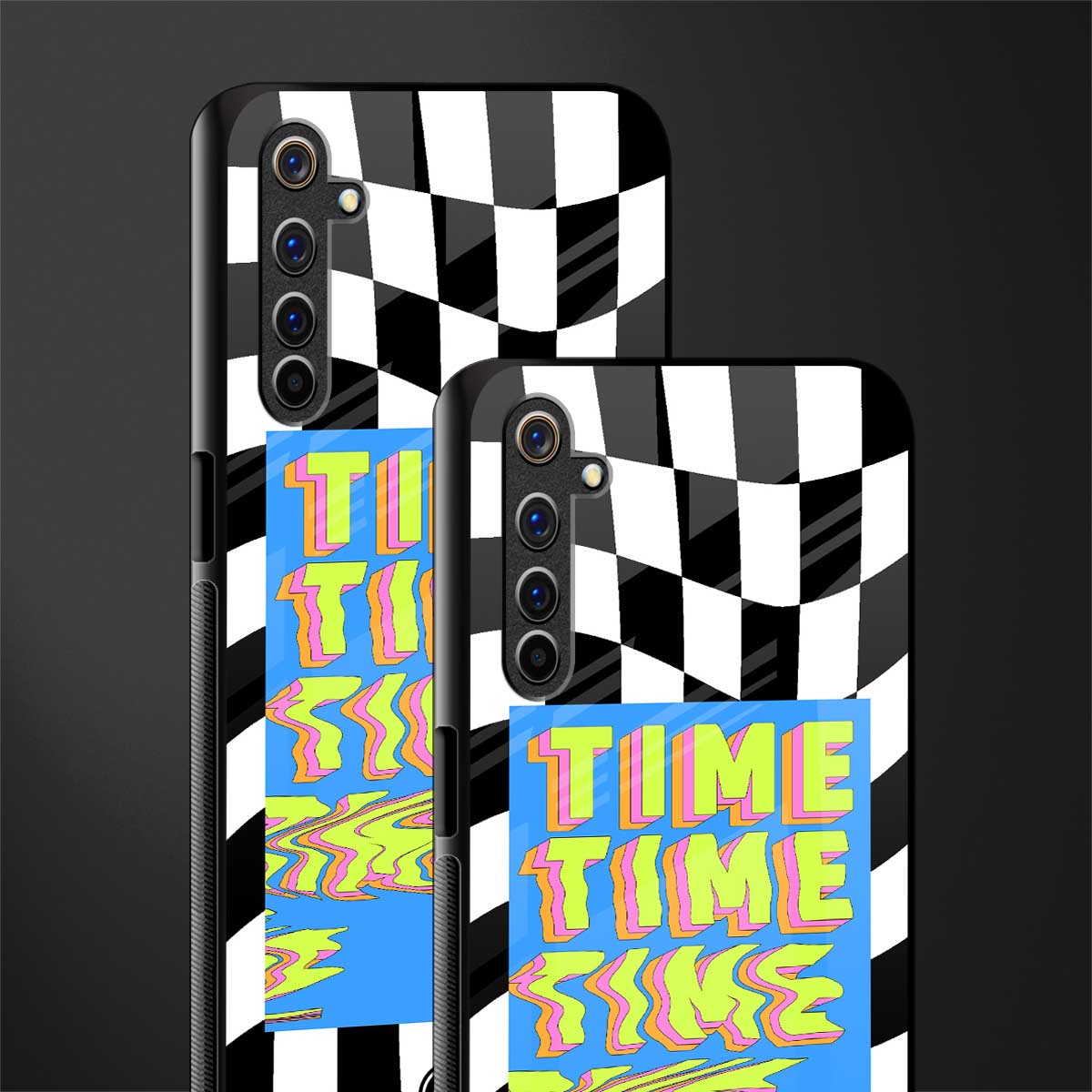 time glass case for realme 6 image-2