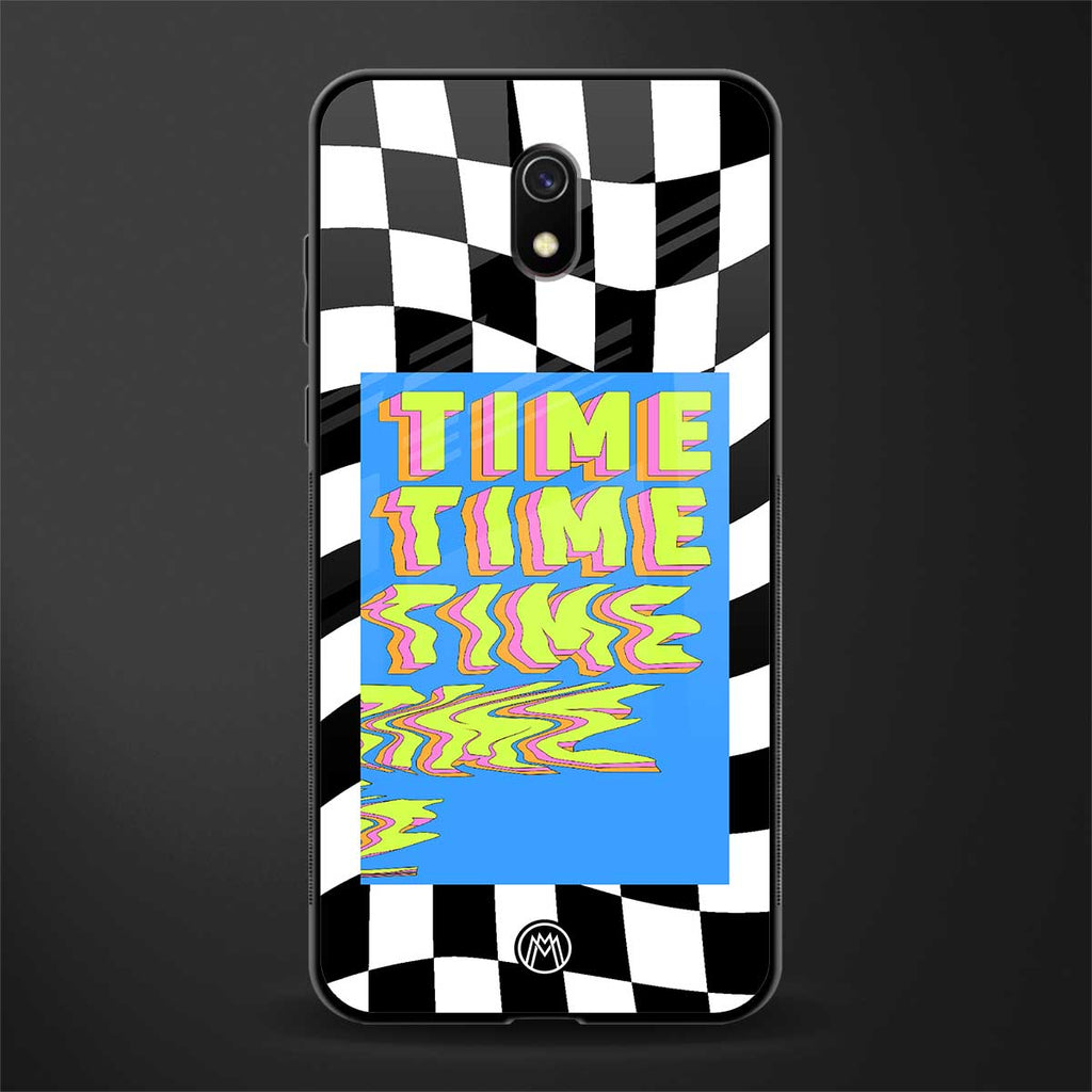 time glass case for redmi 8a image