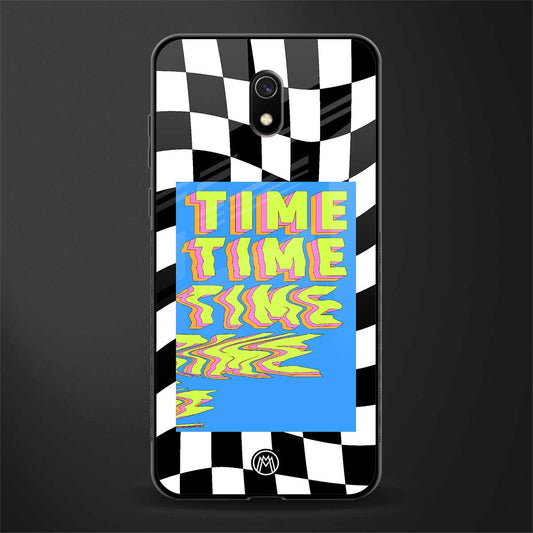 time glass case for redmi 8a image