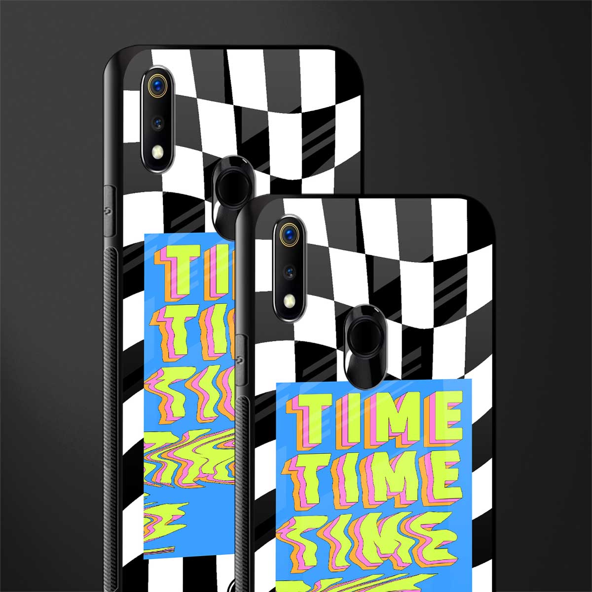 time glass case for realme 3 image-2