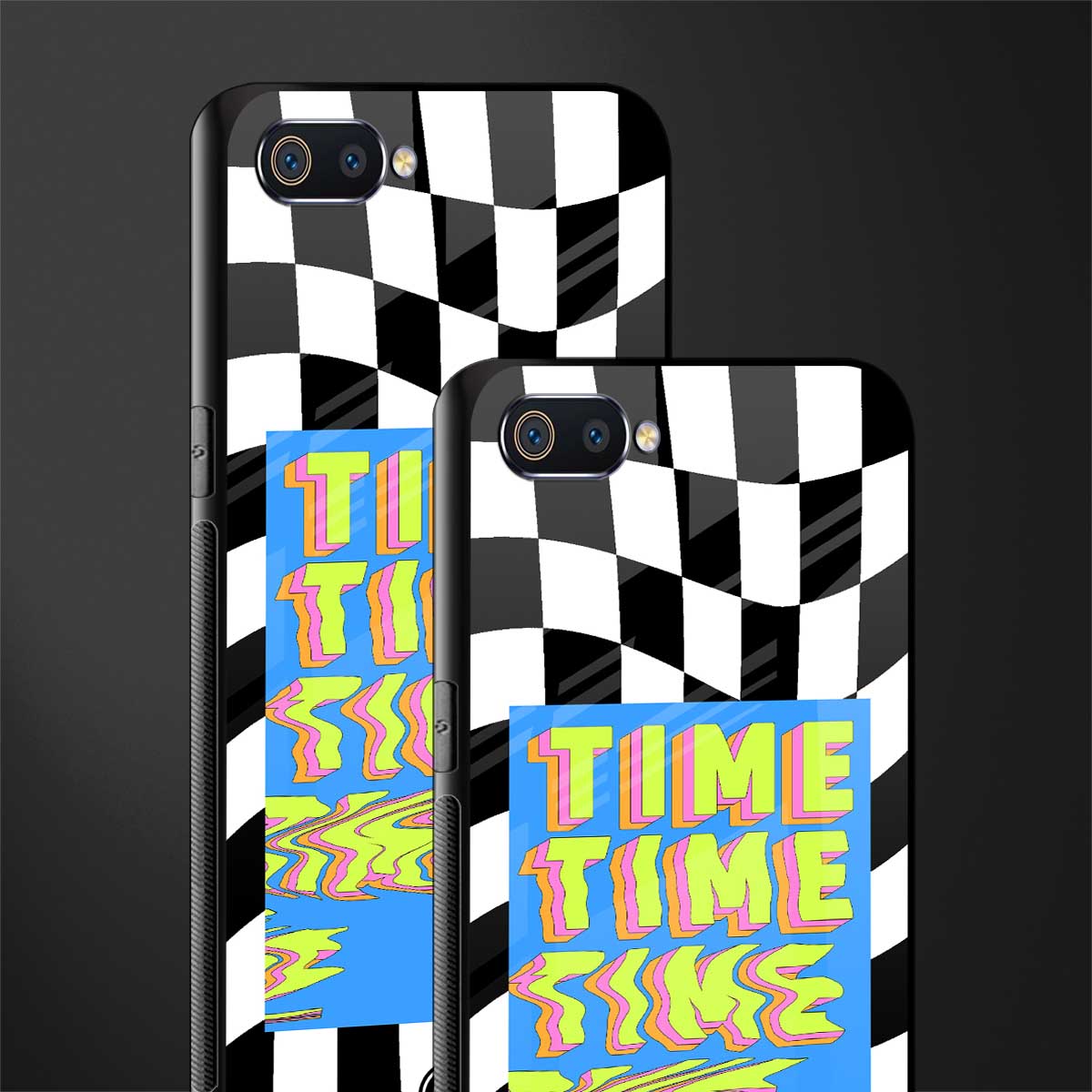 time glass case for realme c2 image-2