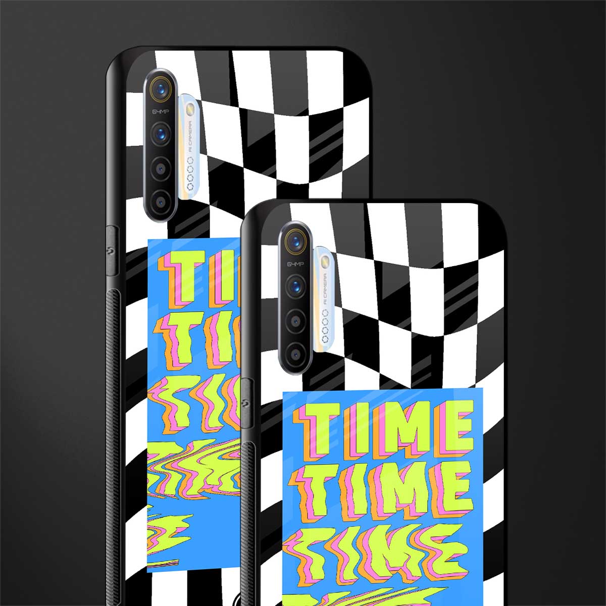 time glass case for realme xt image-2
