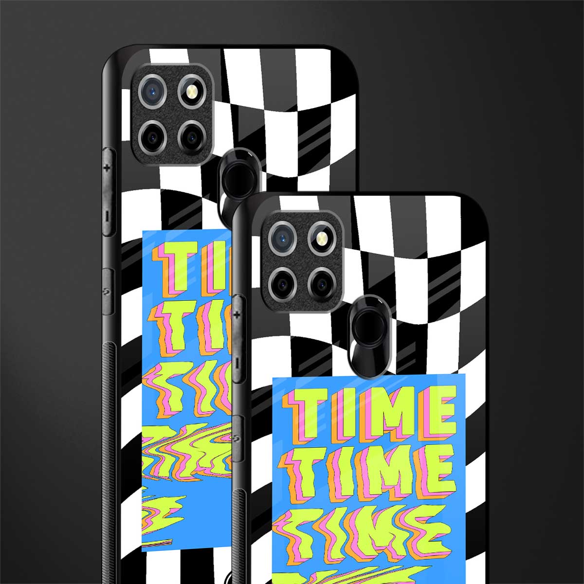 time glass case for realme narzo 30a image-2