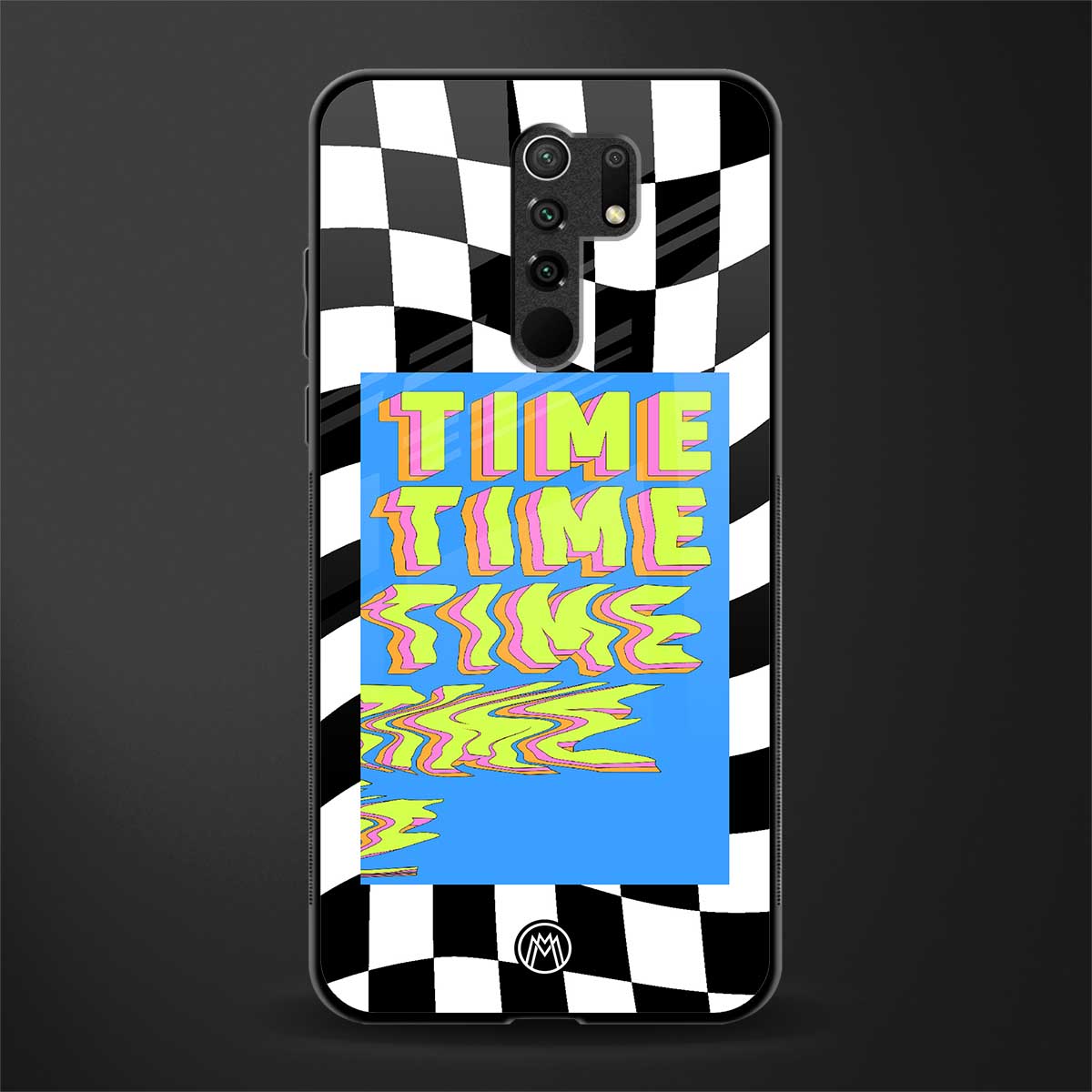 time glass case for poco m2 image