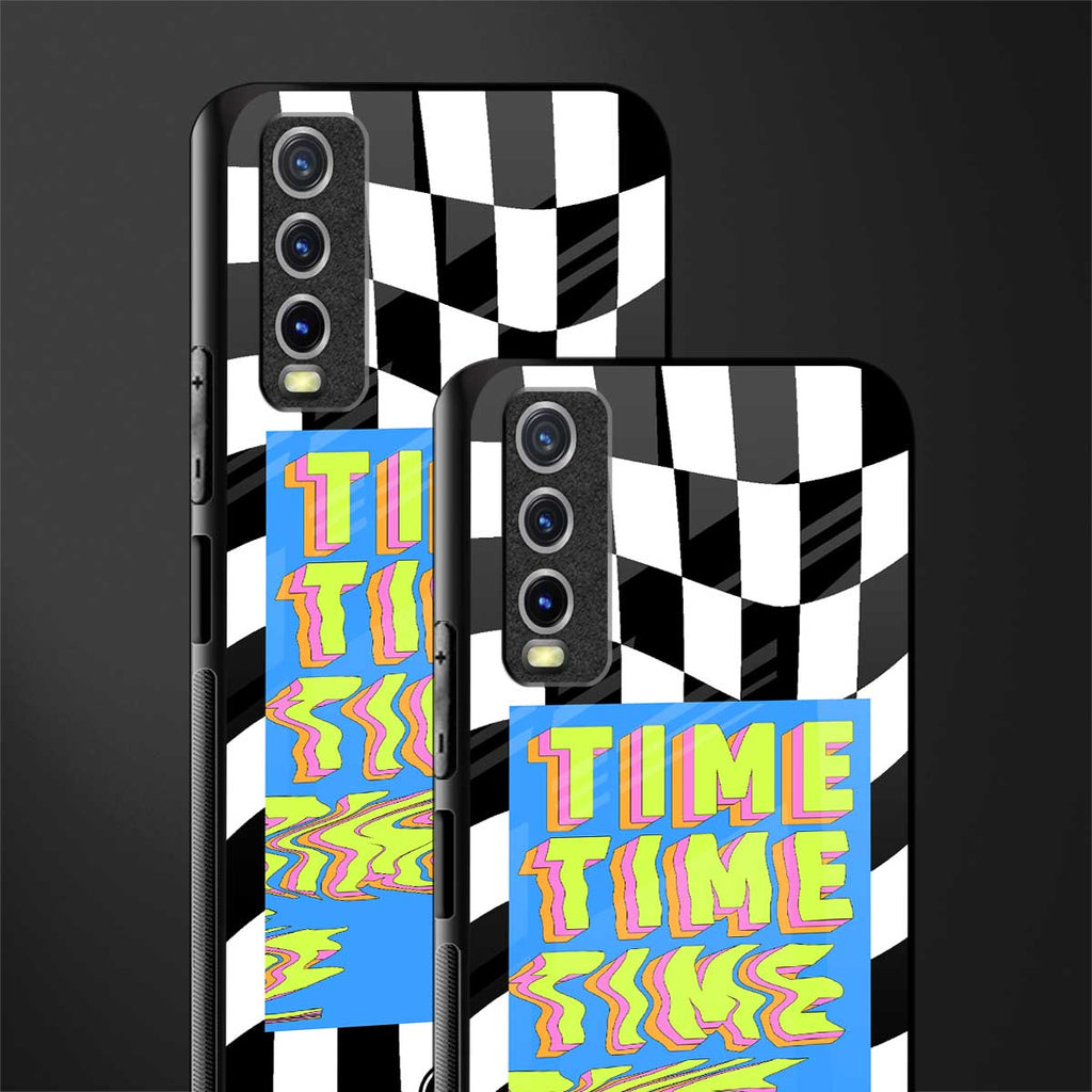 time glass case for vivo y20 image-2