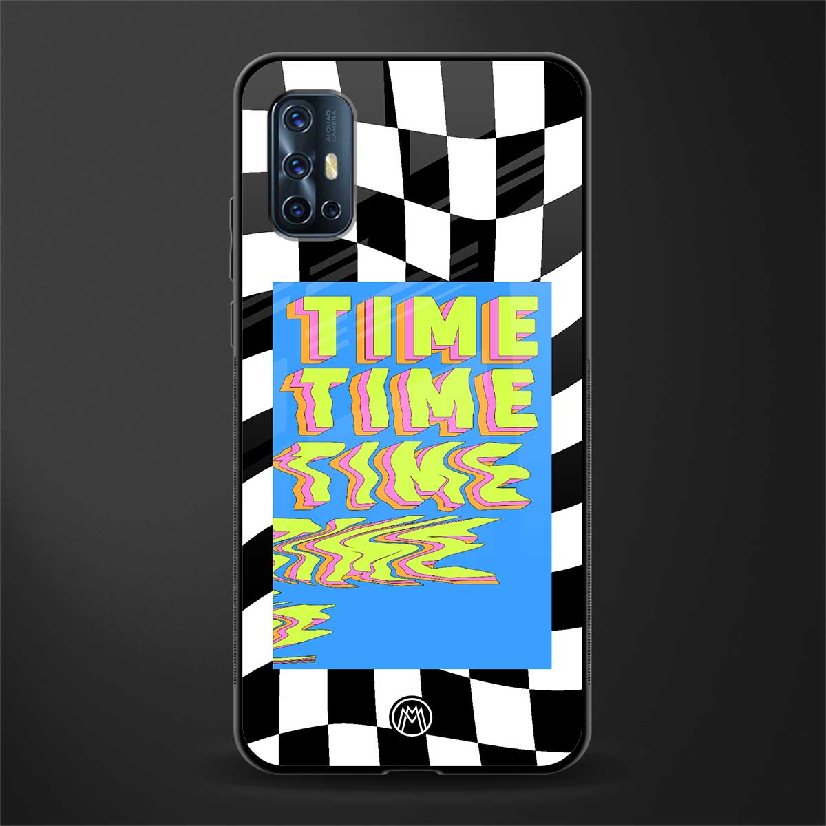 time glass case for vivo v17 image