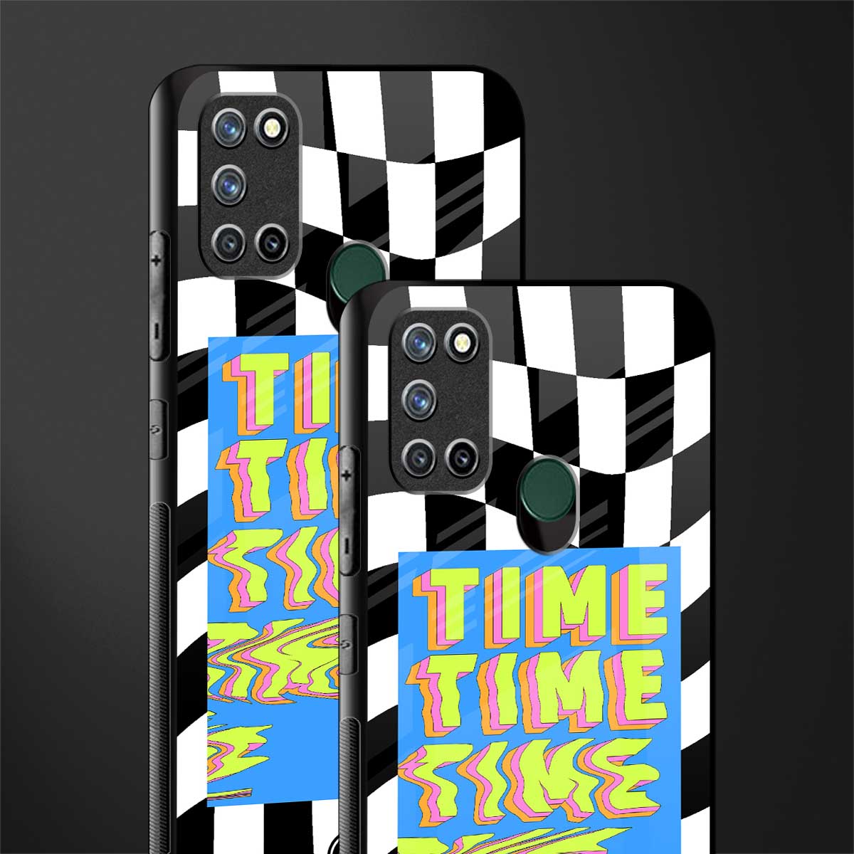 time glass case for realme 7i image-2