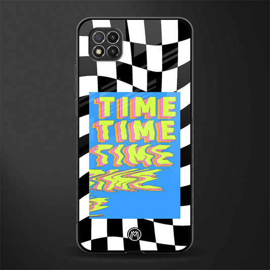 time glass case for poco c3 image
