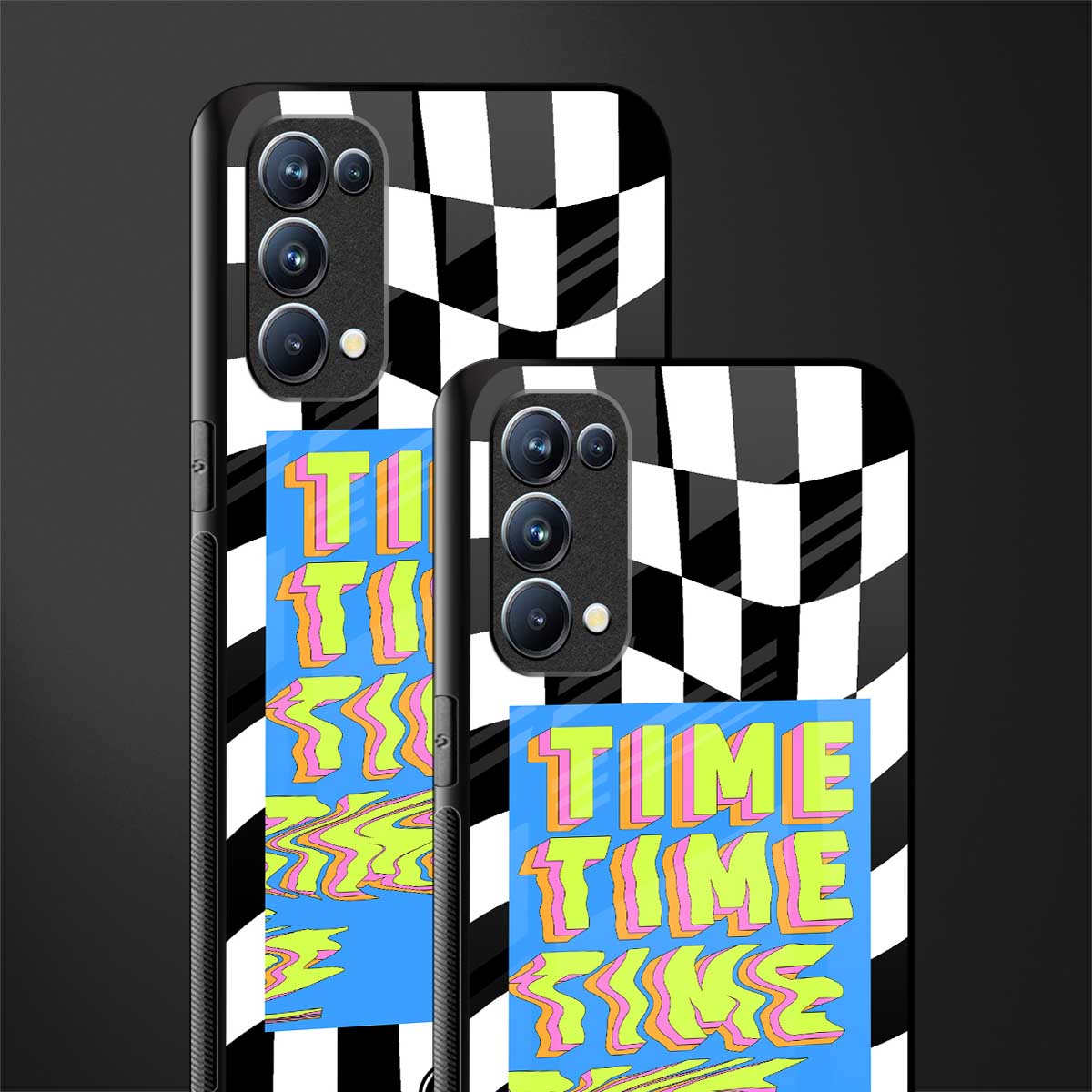 time glass case for oppo reno 5 pro image-2