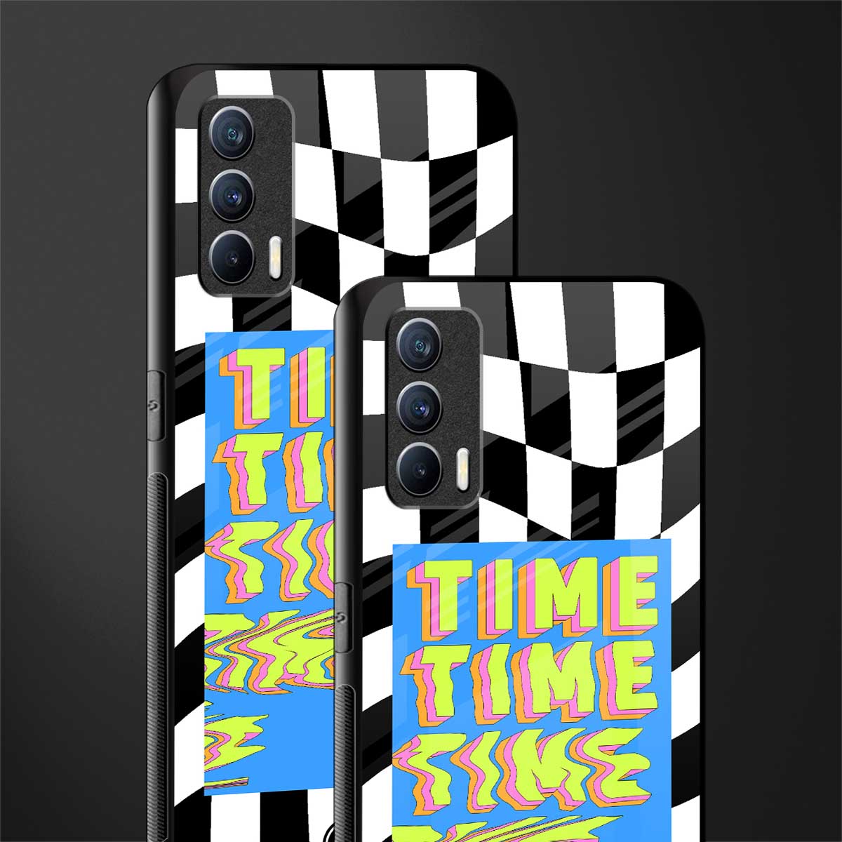 time glass case for realme x7 image-2