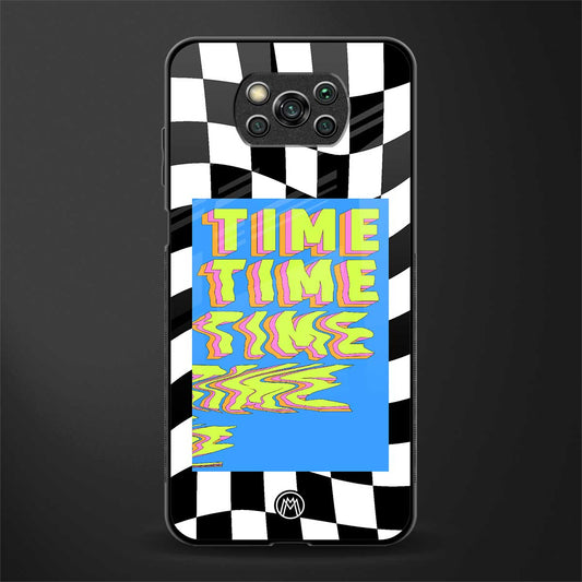 time glass case for poco x3 image