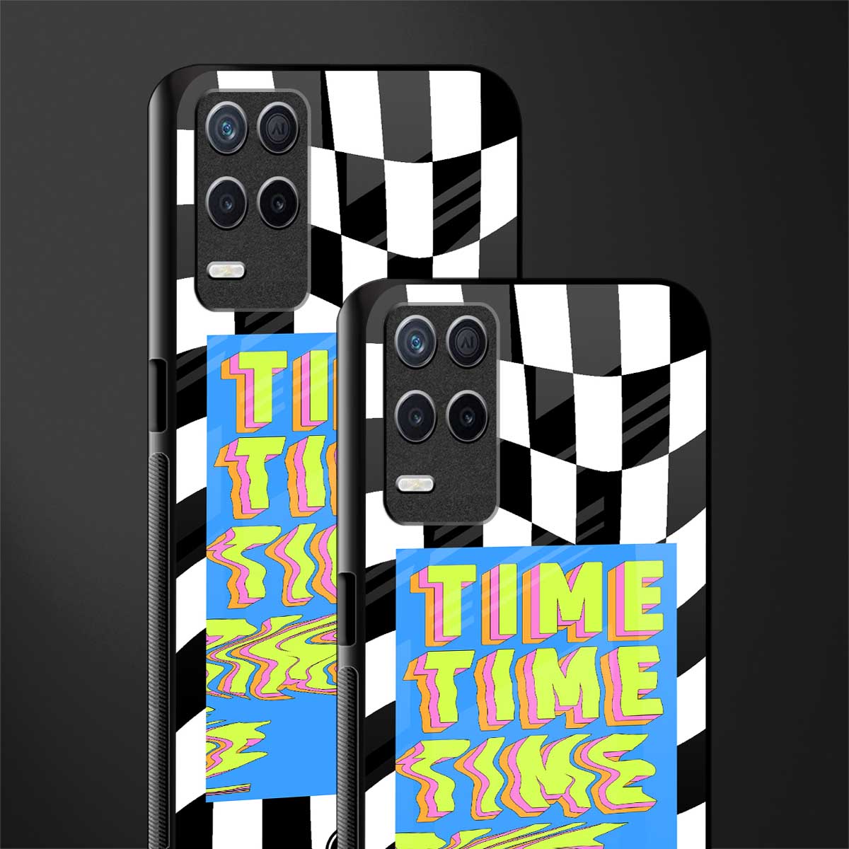 time glass case for realme 8 5g image-2