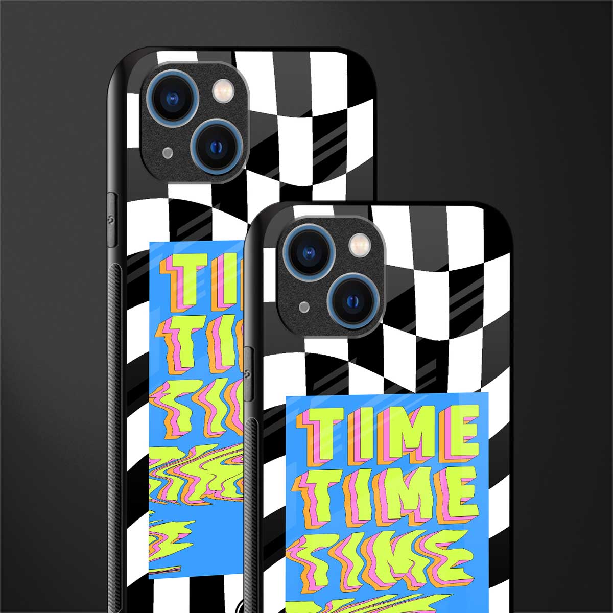 time glass case for iphone 13 image-2