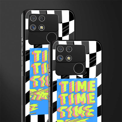 time back phone cover | glass case for realme narzo 50a