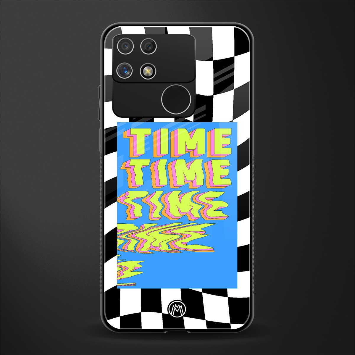 time back phone cover | glass case for realme narzo 50a