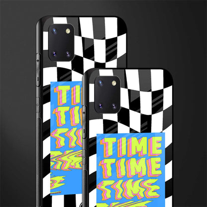 time glass case for samsung a81 image-2