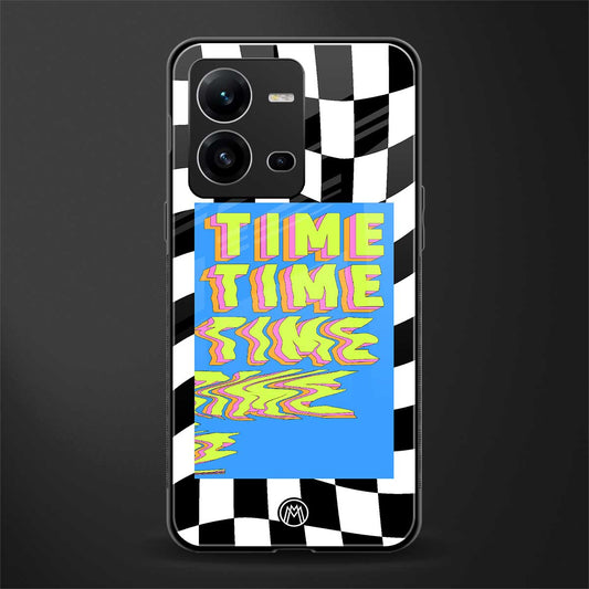 time back phone cover | glass case for vivo v25-5g