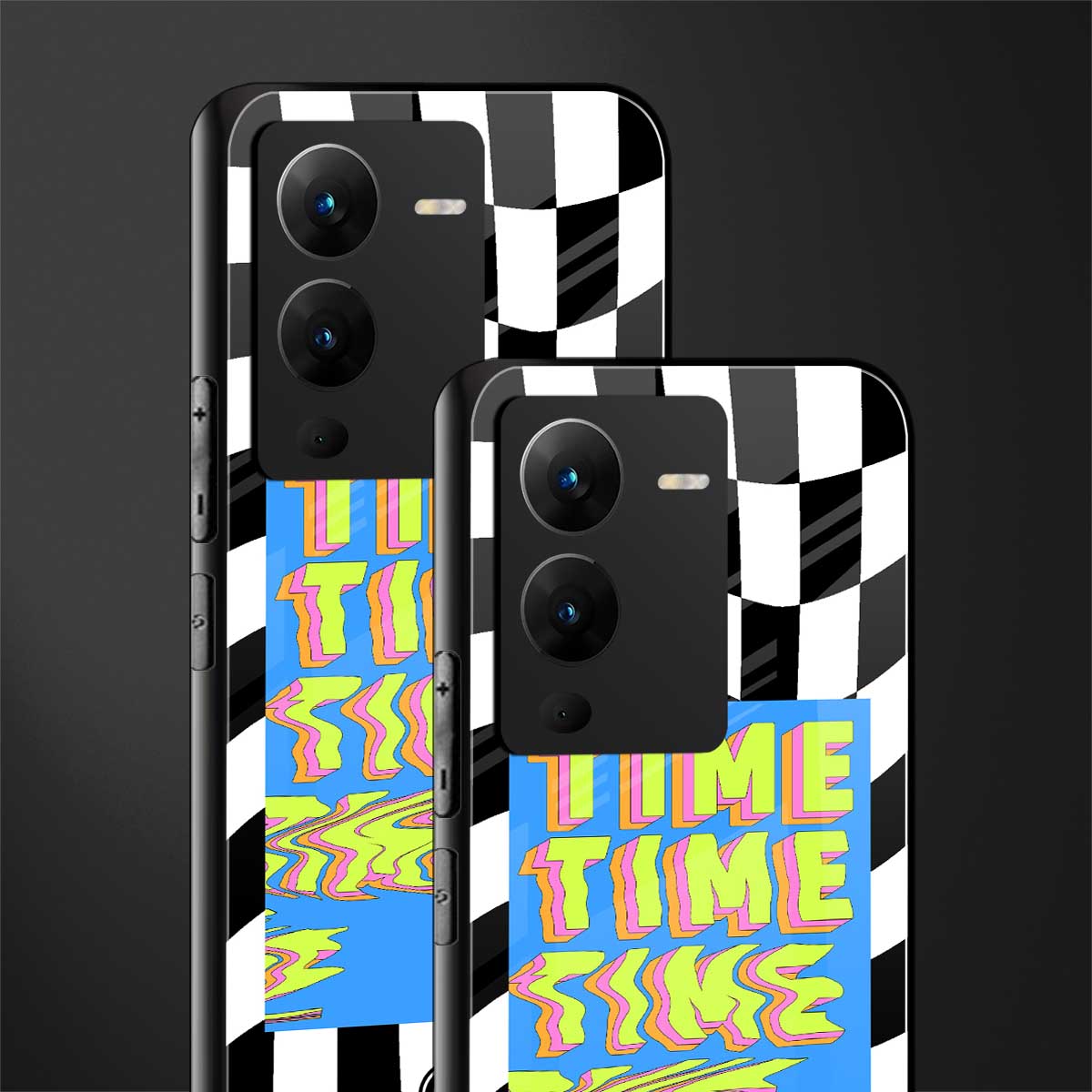 time back phone cover | glass case for vivo v25 pro 5g