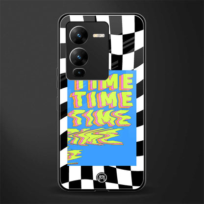 time back phone cover | glass case for vivo v25 pro 5g