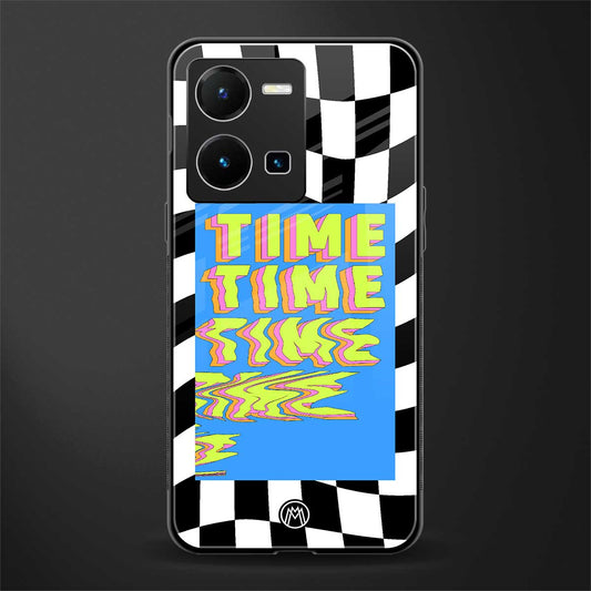 time back phone cover | glass case for vivo y35 4g