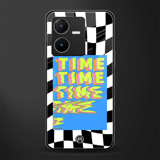 time back phone cover | glass case for vivo y22