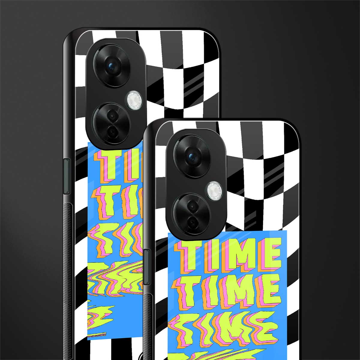 time back phone cover | glass case for oneplus nord ce 3 lite